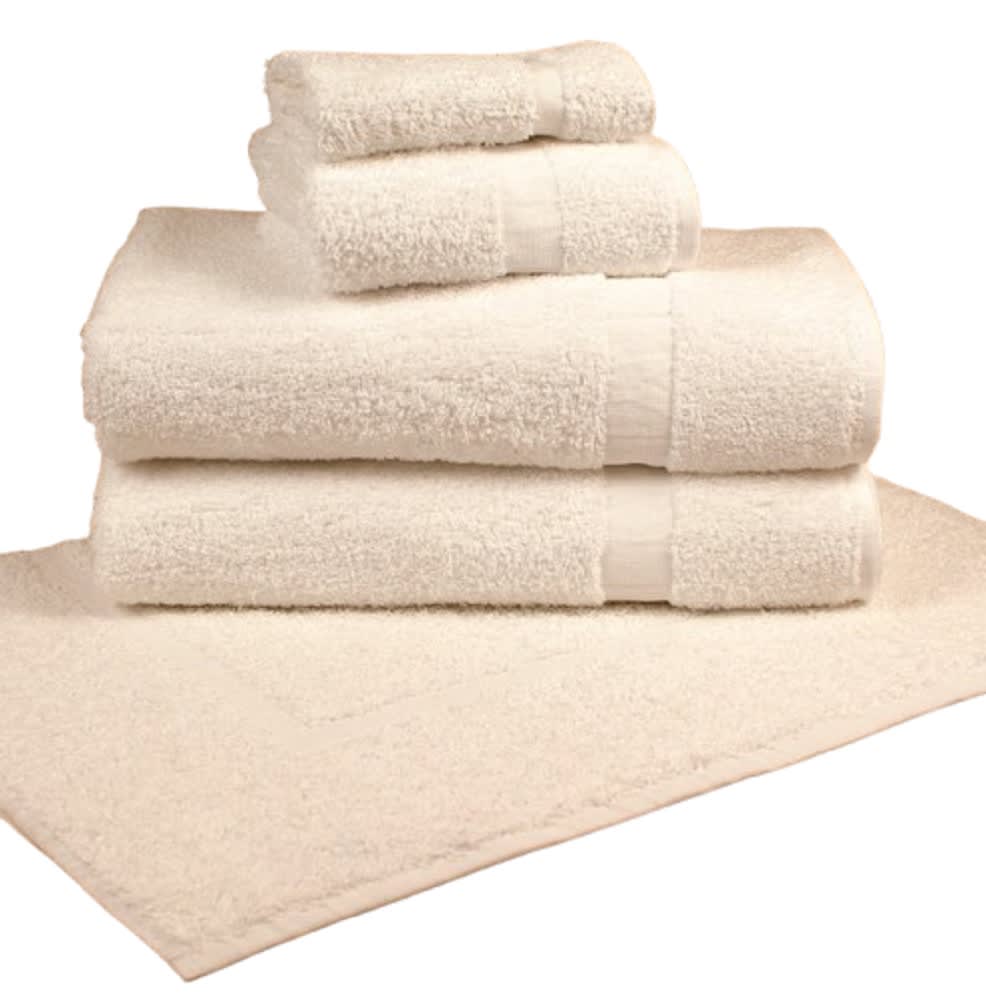 GuestSupply US | Dependability Bath Towel, Blended Cam Border